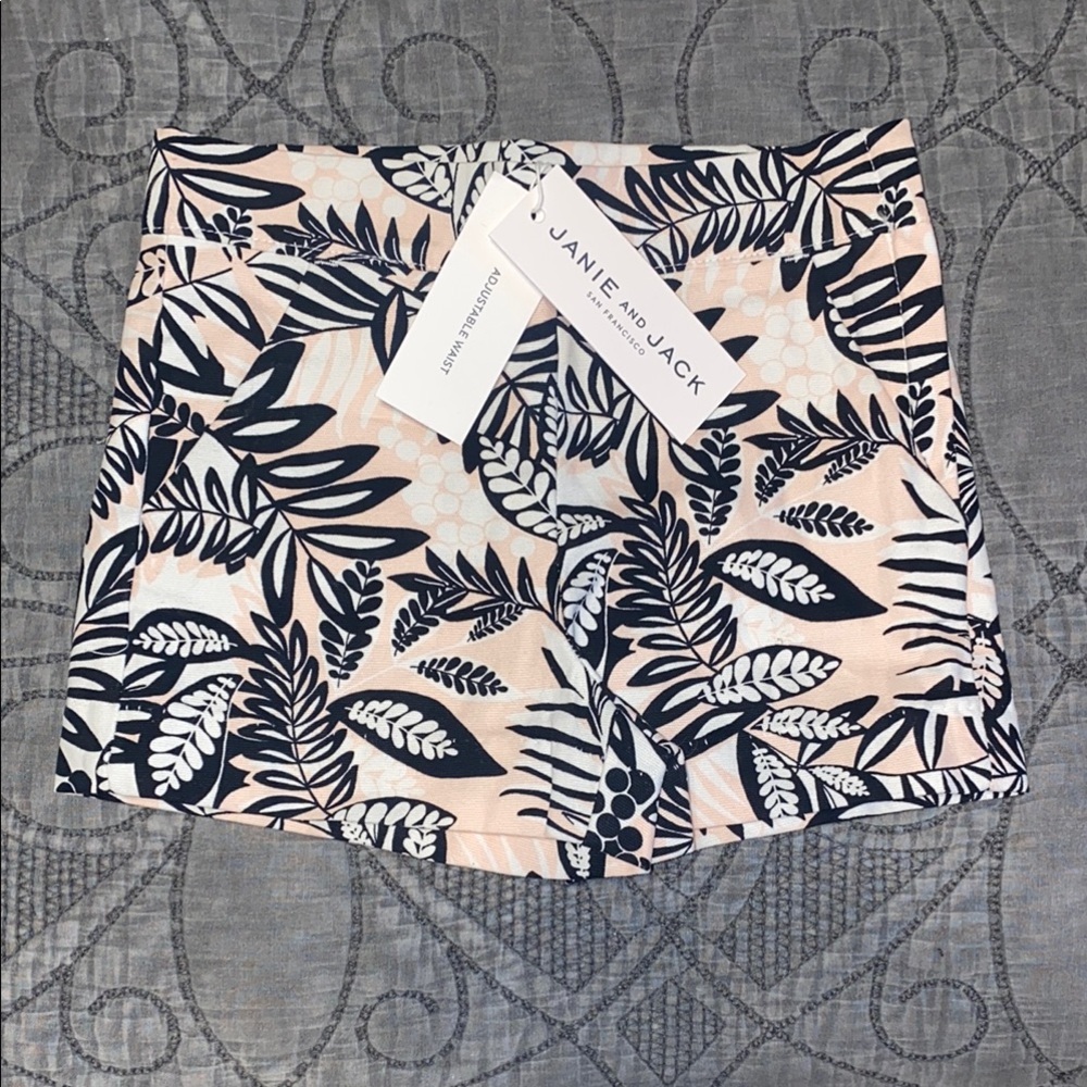 Janie and Jack Pink and Black Casual Shorts